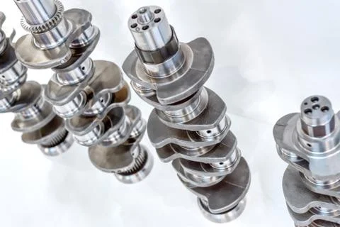 Crankshaft of an internal combustion engine Stock Photos