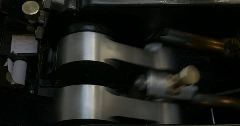 Crankshaft Piston Rod Stock-Footage 73545773