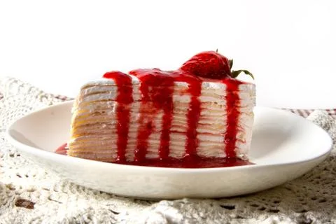 Crape cake Stock Photos
