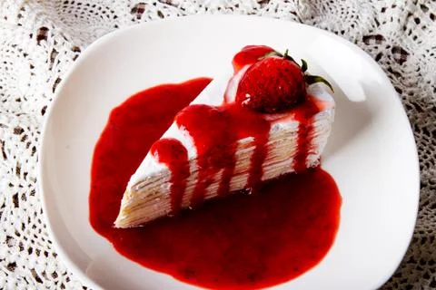 Crape cake Stock Photos