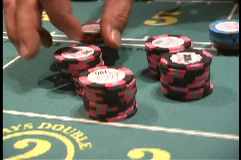Craps bets are paid 1 Stock Footage