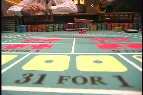 Craps bets game Stock Footage 109030