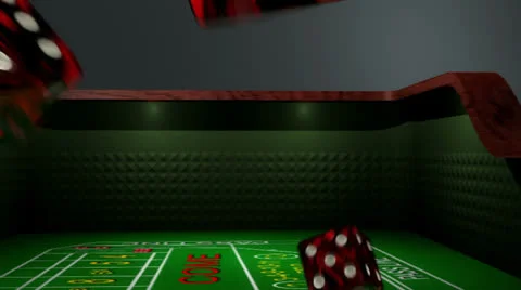 Craps Dice Table VBHD0354 Stock Footage 22589846