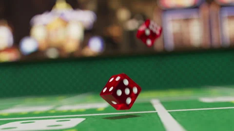 Craps Gambling Las Vegas Casino Stock Footage 314783799