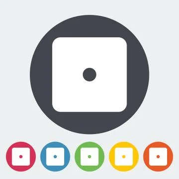 Craps icon Stock Illustration