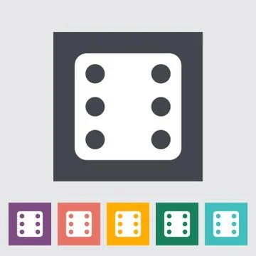 Craps icon Stock Illustration