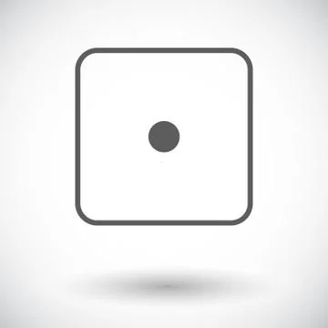 Craps icon Stock Illustration