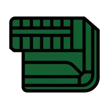 Craps Table Icon Stock Illustration