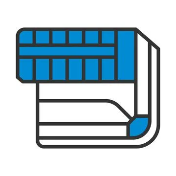 Craps Table Icon Stock Illustration