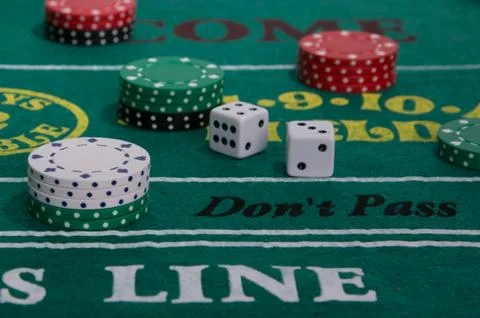 Craps table Stock Photos