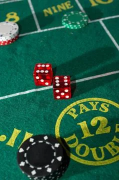 Craps Table Foto stock
