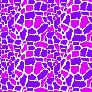 Craquelure seamless pattern. Cracks, broken glass endless background, repeating Illustrazione stock