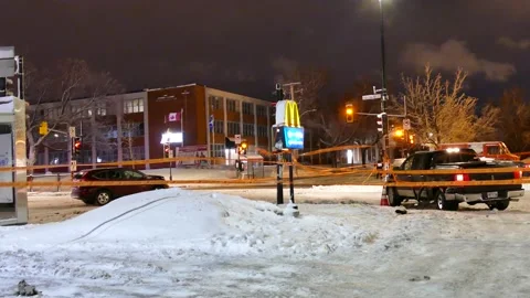 Crash between SUV pick-up and pedestrian Stock Footage 133272950
