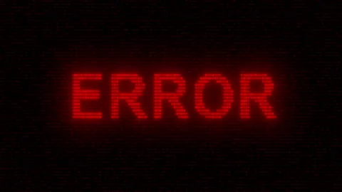 Crash The Computer And Software, Concept Of A Programming Error Stockbeeldmateriaal 338375190