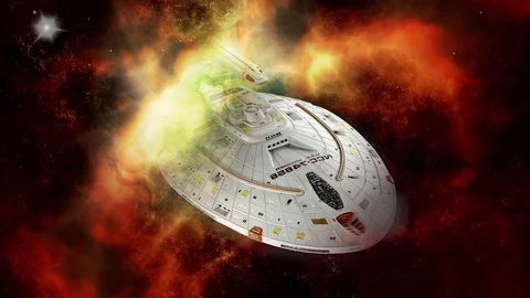 Crash course with starship Stock Footage 86237582