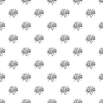 Crash explosion pattern vector 스톡 일러스트