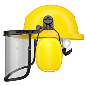 Crash helmet 3d render Stock Illustration