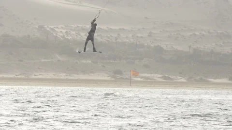 CRASH KITESURF Stock Footage 37729576