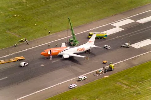 Crash landing Stock Photos
