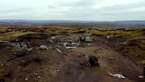 Crash site fly thorugh Vidéo 153409439