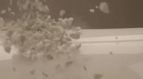 Crash test of the bath in slow motion Stock Footage 67857112