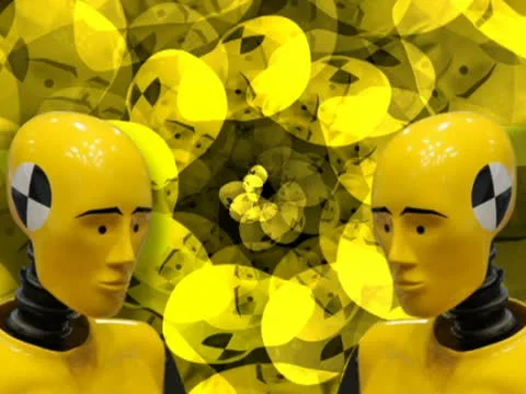 Crash test dummy - Vj Loop - 640 X 480 - 002 Stock Footage