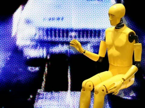 Crash test dummy - Vj Loop - 640 X 480 - 009 库存影片 22178272