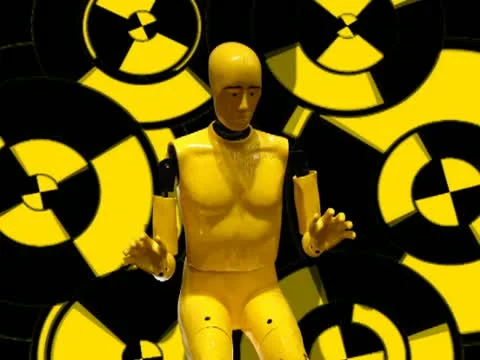Crash test dummy - Vj Loop - 640 X 480 - 012 库存影片 22178299