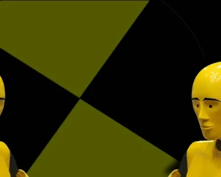 Crash test dummy  - VJ Loops SD 720X576 库存影片 22177869