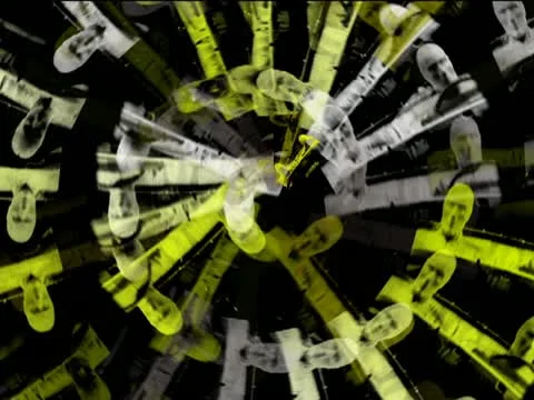 Crash test dummy  - VJ Loops SD 720X576 库存影片 22177955