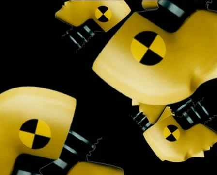 Crash test dummy  - VJ Loops SD 720X576 库存影片 22177991