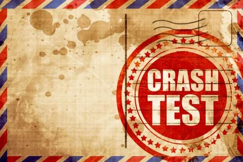 Crash test Ilustração Stock