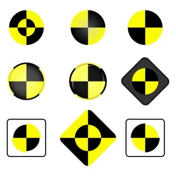 Crash test Stock Illustration