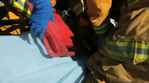 Crash Victim 7 Stock Footage 12334393