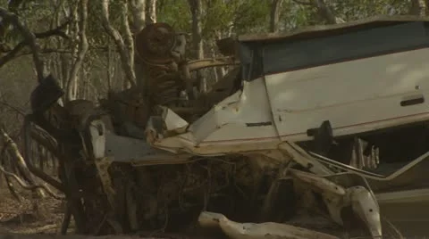 Crashed Car Видео 12492738