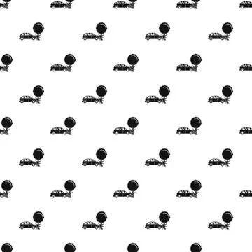 Crashed tree pattern seamless vector Illustrazione stock
