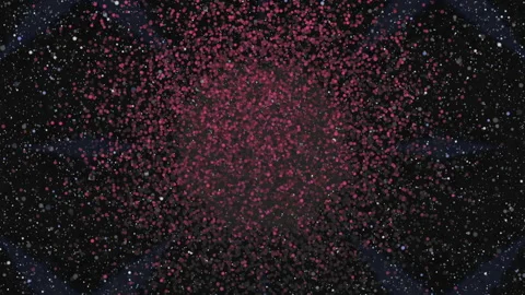 Crashing Ball Kaleida Loop Stock Footage 229869486