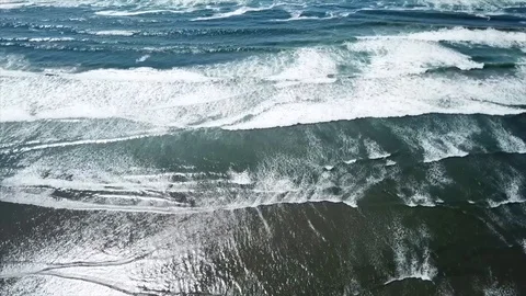Crashing into the ocean Stock Footage 90406684