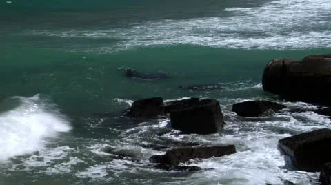 Crashing wave Stock Footage 21685914