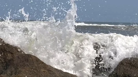 Crashing Wave Stock Footage 108795555