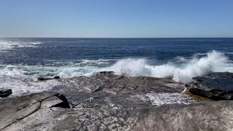 Crashing wave Video stock 254830444