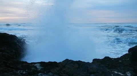 Crashing Waves 3 Stock Footage 10586907