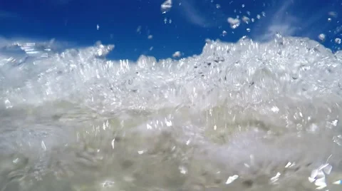 Crashing waves on the beach. Stock Footage 63766298