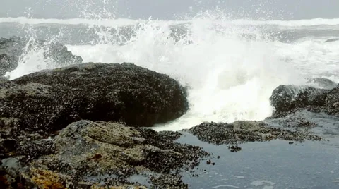 Crashing Waves Stock Footage 28455765