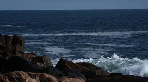 Crashing Waves Video stock 40812147