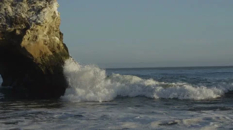 Crashing Waves Stock Footage 42074346