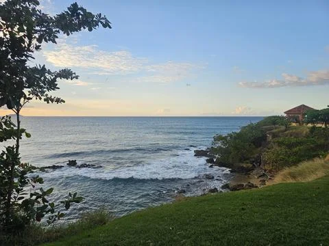 Crashing waves. Foto stock