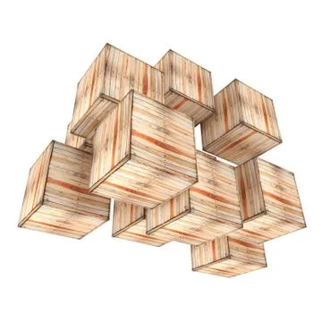 Crate. Stock Illustration