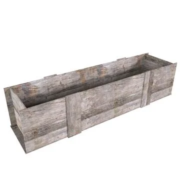 Crate isolated on white background イラスト素材