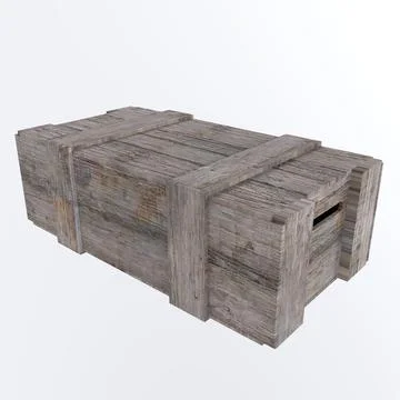 Crate isolated on white background イラスト素材